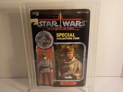 LS Vintage 1984 Kenner STAR WARS POTF LUKE SKYWALKER in Battle Poncho MOC - Image 1 of 4