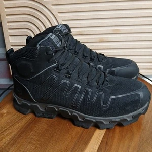 Timberland PRO POWERTRAIN SPORT Alloy Toe Black Work Shoes Sz 12.5 W Wide - Picture 1 of 9