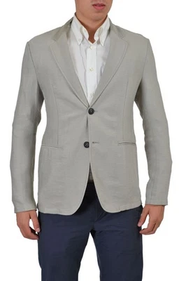 Blazer Emporio Armani "Johnny Line" Para Hombre Beige Calce Ajustado US 42R IT 52R Foto 1 de 4