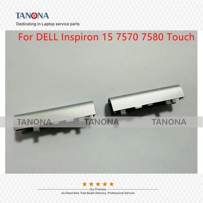 Novo Para DELL Inspiron 15 7570 7580 LCD DOBRADIÇAS TAMPA Direita+Esquerda Com TOUCH Prata - Imagem 1 de 4