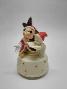 Mickey Mouse & Snowbabies Spieluhr Christmas Carol Deck The Halls Department 56 - Bild 1 von 9