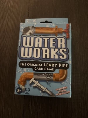 LLAVES DE METAL WATER WORKS Juego de Cartas PIPA CON FUGAS Juguete Fontanero Clásico Años 70 Sellado Foto 1 de 3
