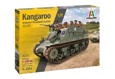 ✅ITALERI 6551 - Scala 1 : 35 KANGAROO Gran Bretagna Carri armati S.G.M.  - Immagine 1 di 4