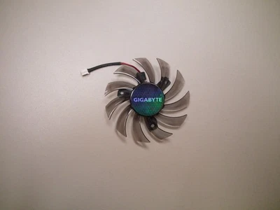 Cooler Fan For Gigabyte GTX 460 GTX460 T128010SM 75mm 2Pin Video Graphics Card - Image 1 of 3