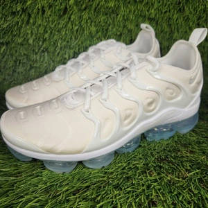 Nike Air Vapormax Plus Mens Size 10 White Pure Platinum 924453-100 - Picture 1 of 12