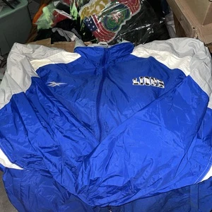 Pro Line Reebok Team Issued Detroit Lions 3qtr Jacket With Hood Xxl - Picture 1 of 9