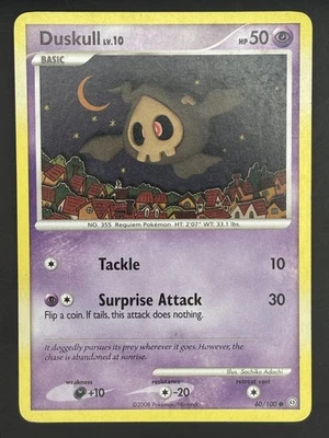 Pokemon Card Card Game Diamond & Pearl - Storm Depth #60/100 Duskull - Image 1 of 2