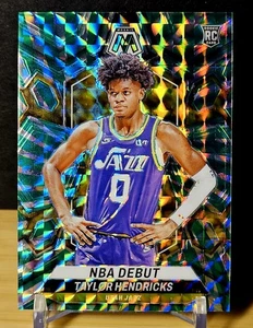 2023-24 Taylor Hendricks Panini Mosaic FOTL Green Swirl Prizm /3 RC Rookie SSP - Picture 1 of 6