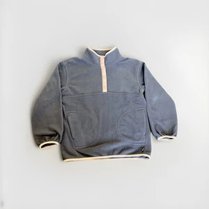ATHLETA GIRL Half Button-Up Fleece Sweatshirt -SIZE GIRLS 12 - Purple And Pink - Picture 1 of 6