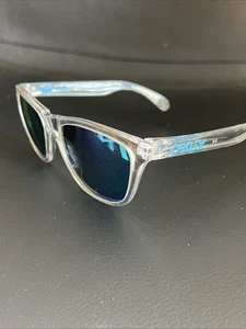 Oakley Frogskin Polished Clear mit blauem Symbol - Bild 1 von 20