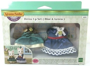 Sylvanian Families Town Vêtements Dress Up Set Blue & Green Réf 6021 Epoch Neuf - Imagen 1 de 2