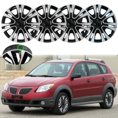 Capas de roda 15" ajuste pneu R15 e tampa de cubo de encaixe de aço para Pontiac Vibe 2003-2010 - Imagem 1 de 4