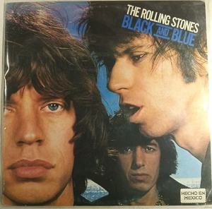 THE ROLLING STONES -BLACK AND BLUE- 1976 MEXICAN LP + INNER SLEEVE, CLASSIC ROCK - Picture 1 of 5