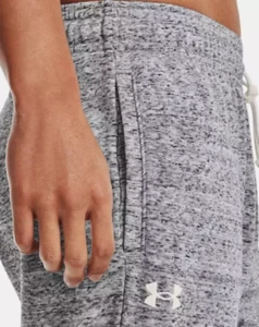 NUEVO Pantalones deportivos Under Armour Rival para hombre gris MEDIANOS - Imagen 1 de 3
