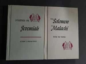 Studies in Jeremiah and From Solomon to Malachi - 1959 & 1961 - Vintage H/C - Picture 1 of 4