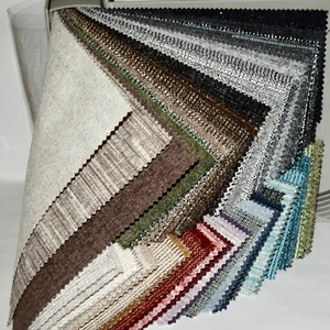 Big FABRIC SAMPLE BOOK Multi-Color RM COCO Soft-Feel MODERN TEXTURES 64pcs LOT - Picture 1 of 23