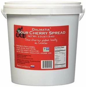 Dalmatia Sour Cherry Spread -Bulk 3.3 Lb. Tub - Picture 1 of 1