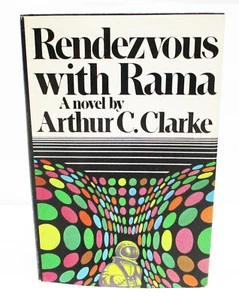 RENDEZVOUS WITH RAMA by ARTHUR C. CLARKE HCDJ BOOK CLUB EDITION - Picture 1 of 8