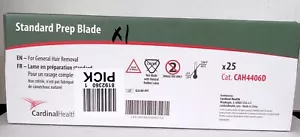Cardinal CAH4406D Clipper Standard Prep Blade For General Hair Removal (BOX 25) - Picture 1 of 2