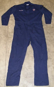 RED KAP COVERALLS / JUMPSUIT, 50-LN, 3FH1V393G CC14NV8 CA22753 NAVY BLUE - Picture 1 of 12