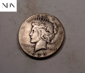 Dólar de la Paz 1935-S - muy fino (VF) - 90 % plata - #PD811 - Imagen 1 de 3