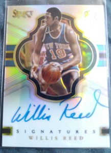 2017-18 Panini Select Signatures /99 Willis Reed #SIG-WR Auto HOF