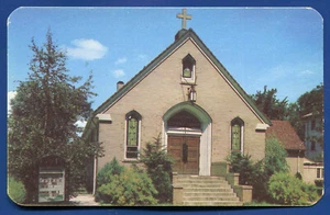 Saint Anthony's Catholic Church Angola Indiana in alter Postkarte - Bild 1 von 2