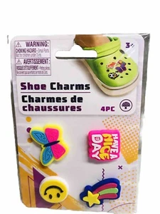 4pc PVC Shoe Charm Different Charms Fit for Croc Jibbitz Wristband - Picture 1 of 4