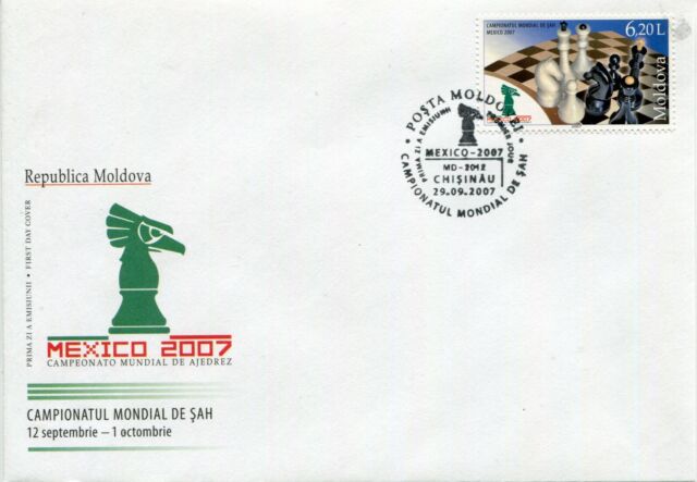 Moldava 2007 - World Chess Championship in Mexico - Sc 574 MNH