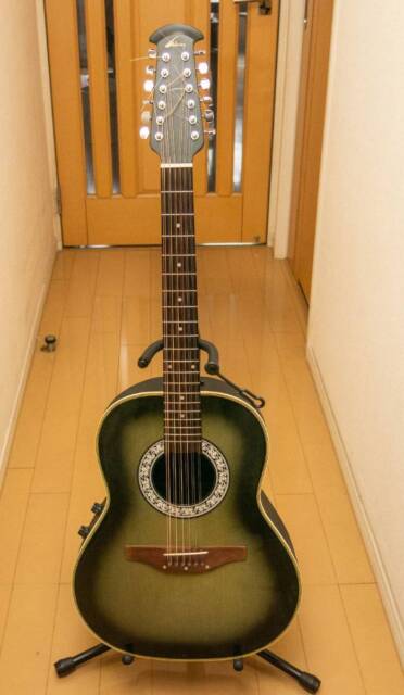 Jolivet Music. Guitare Folk 12 Cordes Electro Acoustique OVATION Standard  Elite Deep Contour 2758AX New England