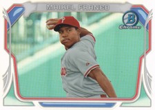 2014 Bowman Chrome Mini #MCMF Maikel Franco - NM-MT