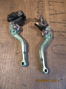 Kawasaki ZR-7 ZR750F Satz Bremshebel Kupplungshebel brake lever clutch KBA C1331 - Picture 1 of 3
