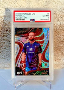 2023 Panini Chronicles UFC - Bo Nickal Revolution Rookie #7 - PSA 8 - Picture 1 of 2