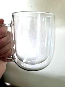 Brod & Taylor 2 tazas de vidrio borosilicato aisladas de doble pared de 10 OZ NUEVO ESTADO - Imagen 1 de 3