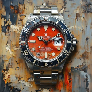 ⌚ Rolex Watch Art 🖼️ | 24x24"| Museum Giclée Print 🎨 | ✍️ 1/25 | COA 🧾 | V50 - Bild 1 von 7