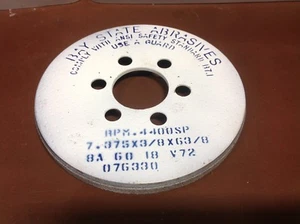 Bay state dresser 7 3/8 x 3/8 x 6 3/8 abrasive face grinding wheel NOS  - Picture 1 of 4