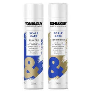 2pk Toni & Guy Scalp Care Shampoo and Conditioner with Tea Tree and Ginger 250ml - Picture 1 of 3