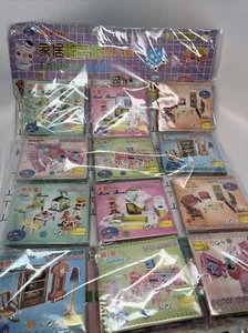 3D puzzle Japanese Fashion and Doll Toys Party Favors The Luck pack of 12 - Picture 1 of 8