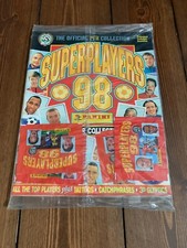 PANINI SUPERPLAYERS 98 1998  EMPTY ALBUM SEALED PACKETS STARTER PACK LAMPARD?