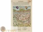 Wurzburg Germany, scarce early 16th cent.  map of Belleforest 1575 | VVIRCEBOVG