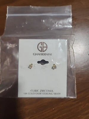 $30 Pendientes Giani Bernini Circonita Cúbica Tono Oro CC34 Foto 1 de 2