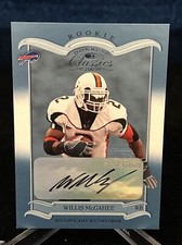 2003 Donruss Classics Significant Signatures /125 Willis McGahee Rookie Auto RC