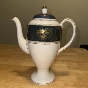 Columbia Blue by Wedgwood Kaffeekanne 10,5" hoch NEU NIE BENUTZT Made in England - Bild 1 von 6
