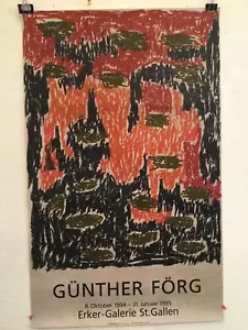 Gunter Förg Original Signed Lithograph - Limited Edition Art Print - Bild 1 von 7