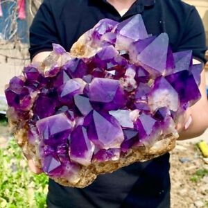 9230 Grams Beautiful Quality Huge Amethyst Geode Bunch Cluster Crystal