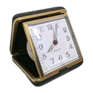 Vtg Equity Travel Alarm Clock Model 102-03 w/ Box & Instructions EUC - Picture 1 of 12