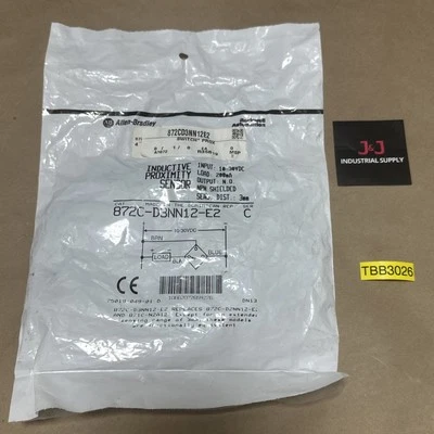 FACTORY SEALED- Allen Bradley 872C-D3NN12-E2 SER. C 10-30VDC Inductive Proximity - Image 1 of 3