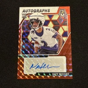 2024 Mosaic Nate Wiggins RC Autographs Red Prizm 59 Of 199 - Picture 1 of 2