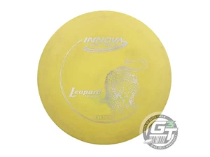 USED Innova DX Leopard 143g Yellow Silver Foil Fairway Driver Golf Disc - Picture 1 of 2