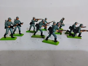 Group of 10 WWII Germans, Britains Deetail plastic - Picture 1 of 1
